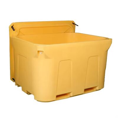 Large Capacity Rotomolded Ice Bin 1000L – Commercial Seafood Transport Cooler Box