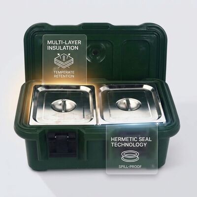 Waterproof 60L Military Food Transport Box for Defense Procurement Logistics