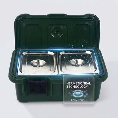 Seamless Mil-Spec Rotomolded Food Container for Military Field Deployment