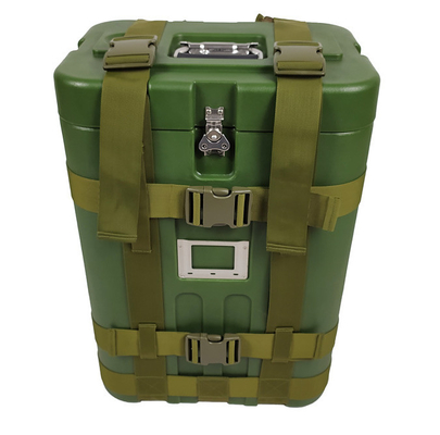 36L Military Insulated Food Containers Seamless Double Wall Delivery Backpack