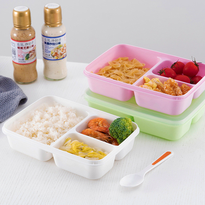 Eco Friendly BPA Free PP Plastic Bento Lunch Box For Kids