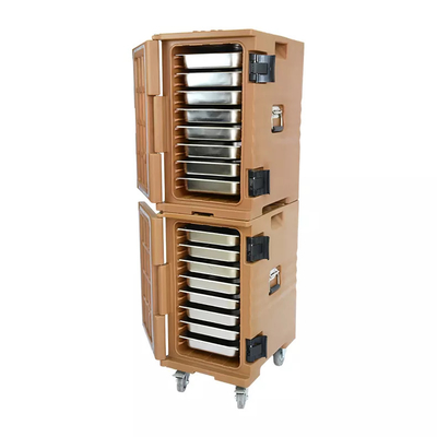 Commercial Insulated Food Pan Carrier Catering Thermo Box Transport Carts