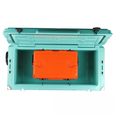 135QT Waterproof Rotomolded Ice Box Plastic Wheeled Cooler