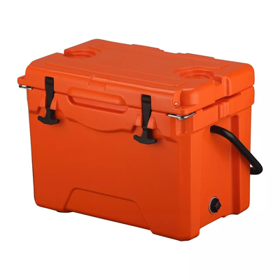 Portable Delivery Ice Chest Rotomoulded Products Rolling Transport Cooler Box 25L