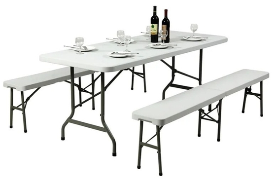 Outdoor Portable Camping Dining Table Garden Party Folding Table