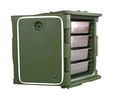 Blue Insulated Food Pan Carrier Nylon Handles