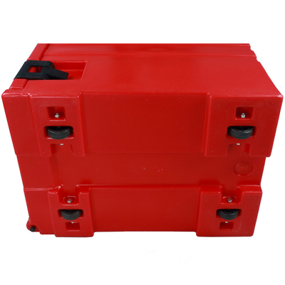 63.5*46*64cm Insulated Food Pan Carrier With Detachable Lid And Nylon Handles