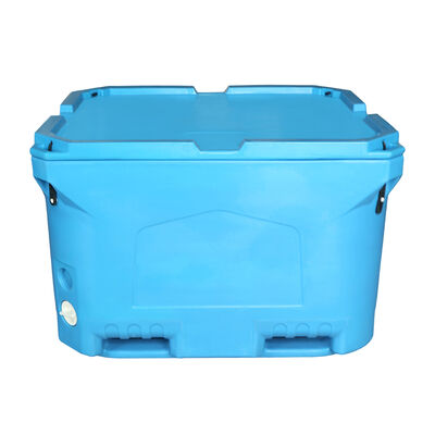 Heavy Duty 660L Rotomolded Cooler Box with 50mm PU Foam and Folk Lift Bottom for Fish Transportation