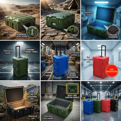 Custom Foam Rotomolded Tool Box CNC-Cut Insert LLDPE Precision Tool Organization Case for Professional Technicians