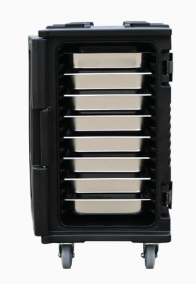 Four-Wheel 120L Rotomolded Thermal Food Transport Container Detachable Lid Bulk Catering Insulated Box