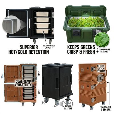 Insulated Cater Box 28L Compact Rotomolded Catering Box Food Container Thermal Delivery Box