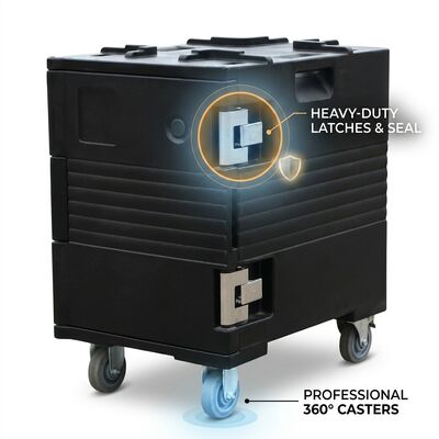 Hotel Food Pan Carrier Box 42L Ultra-Quiet Insulated Catering Box Room Service Banquet Hotel Equipment