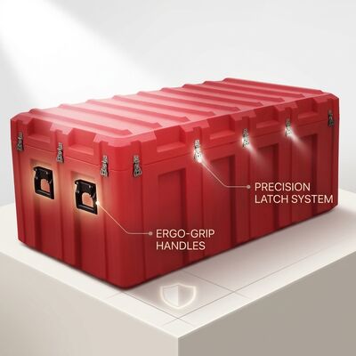 Compact 400mm Rotomolded Tool Box IP65 Waterproof Dustproof LLDPE Portable Equipment Case