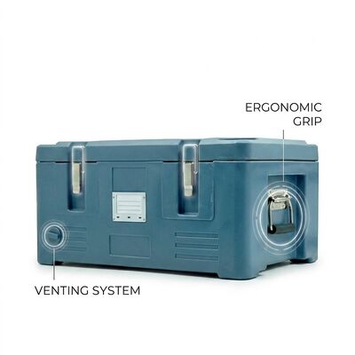 30L Insulated Food Pan Carrier Heavy Duty Baking Tray Compatible Catering Thermal Transport