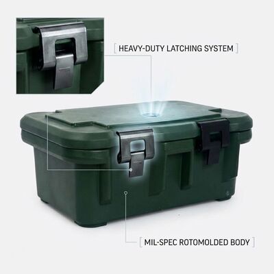 Double-Wall 90L Military Insulated Food Carrier for Armed Forces Field Kitchen Supply