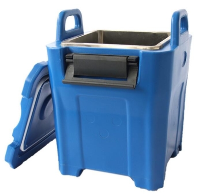 50L Insulated Soup Carrier Stainless Steel Tank With Four Wheels
