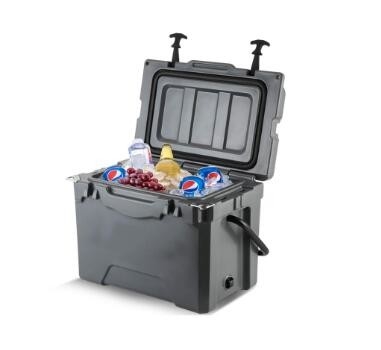 Plastic 25L Roto Molded Ice Chest Outdoor Fishing Tackle Ice Box