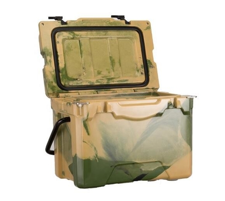 Plastic 25L Roto Molded Ice Chest Outdoor Fishing Tackle Ice Box