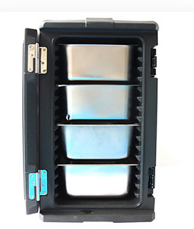 120L Front Loading Rotomoulded Products GN Pans Insulated Hot Box With Wheels