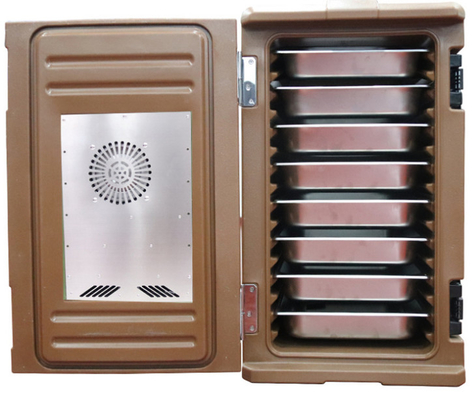 120L Heated Food Pan Carrier , Insulated Food Carrier With Wheels