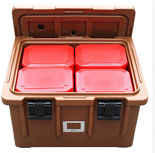 Wheeled 80L Insulated Food Transport Box Rotomolded Catering Container for Large-Scale Events