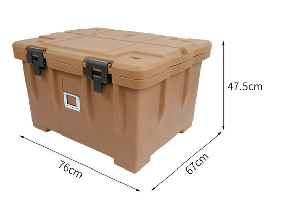 110L Insulated Food Transport Containers With Wheels
