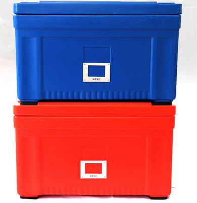 Nylon Handle 45L Insulated Food Transport Box Detachable Lid LLDPE Rotomolded Catering Container