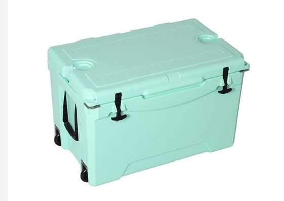 75L Wheeled Rotomolded Ice Box With PU Insulation