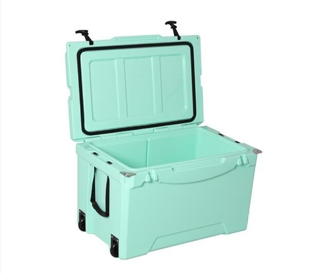 75L Wheeled Rotomolded Ice Box With PU Insulation