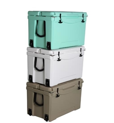 75L Wheeled Rotomolded Ice Box With PU Insulation