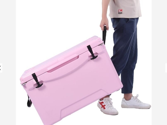75L Wheeled Rotomolded Ice Box With PU Insulation