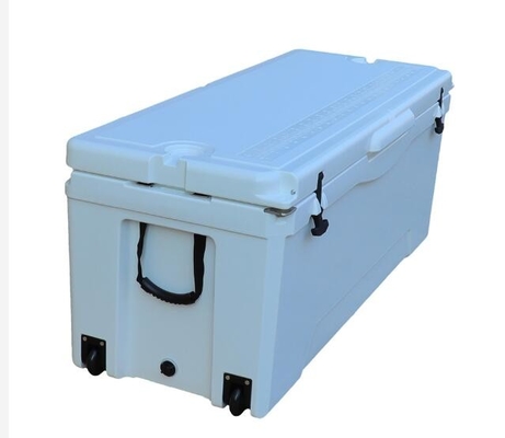 Wheeled Roto Molded Ice Box For Outdoor Activities 180 Liters