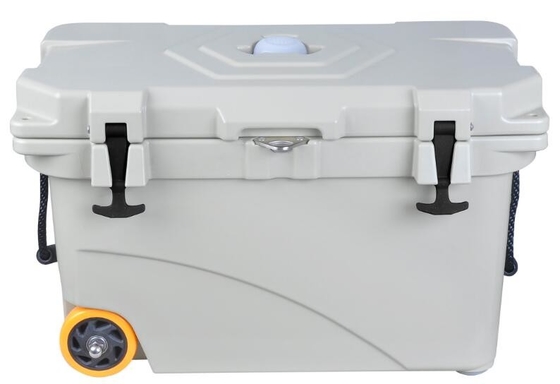Heavy Duty 45L Roto Molded Wheeled Cooler Food Grade Material
