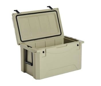 Outdoor 80L Rotomolded Cooler Box 85QT Fishing Ice Box