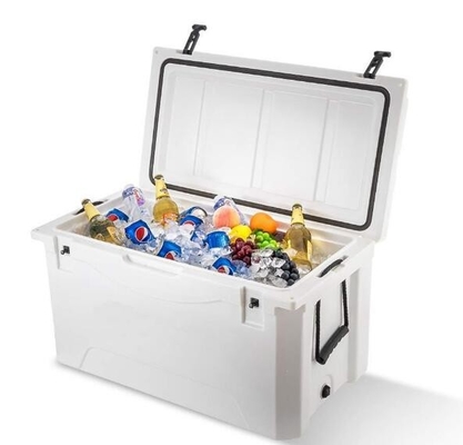 Outdoor 80L Rotomolded Cooler Box 85QT Fishing Ice Box