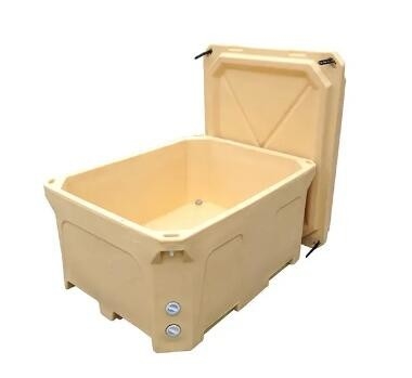 300L Rotomolded Cooler Box , Fishing Chilly Bin With PU Insulation