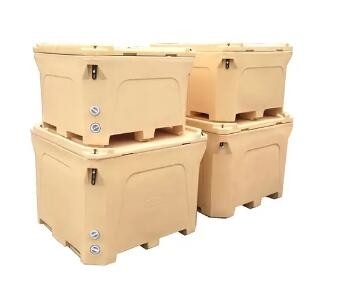 300L Rotomolded Cooler Box , Fishing Chilly Bin With PU Insulation