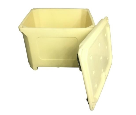 1000L Insulated Food Carrier / Hot Food Transport Container with Bottom Pallet Shape Wheels