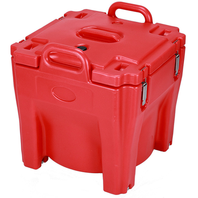 30L Insulated Soup Carrier Food Grade Plastic Keep Warm With Stainless Steel Round Tank