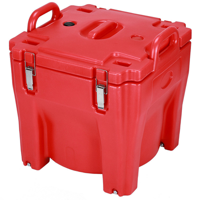 30L Insulated Soup Carrier Food Grade Plastic Keep Warm With Stainless Steel Round Tank