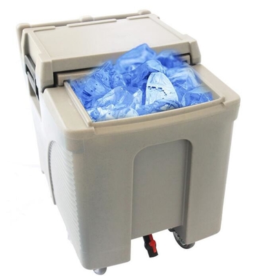 Hotel Mobile Insulated Ice Caddy With Sliding Cover