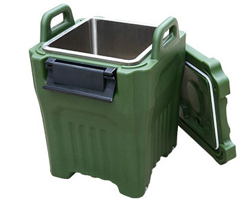 Military 40L Insulated Soup Carrier Stackable Square With SS Inside