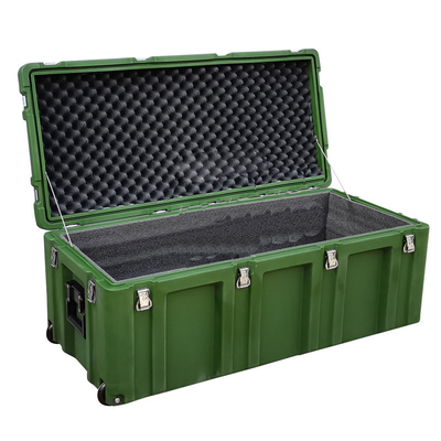 Rolling Plastic Rotomolded Tool Box 1100mm For Camera Drone Gun