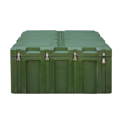 Waterproof Roto Molded Storage Box , LLDPE Military Plastic Gun Case