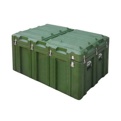 Waterproof Roto Molded Storage Box , LLDPE Military Plastic Gun Case