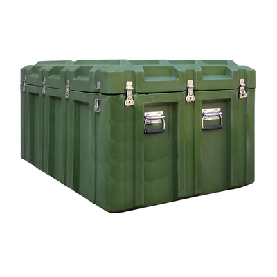 Waterproof Roto Molded Storage Box , LLDPE Military Plastic Gun Case