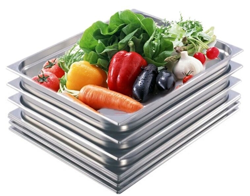 650x530mm Stainless Steel Food Service Pans Hotel Restaurant Supplies