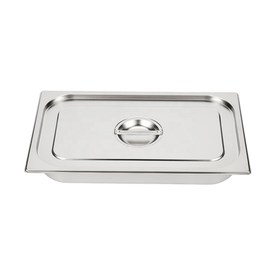 1/4 2/4 Stainless Steel Food Pan , 201 304 Stainless Steel GN Container