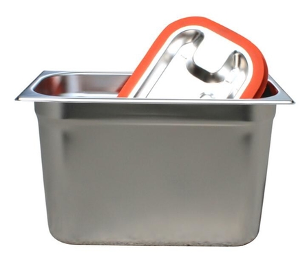 Kitchen Stainless Steel Food Pan With Lid , Stainless Steel Buffet Pan