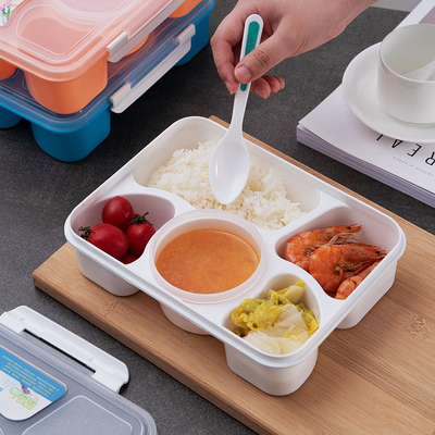 1170ml Reusable Plastic Lunch Containers With Soup Water Cups